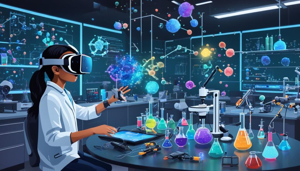 virtual reality science experiments